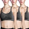Libella 3 stuks sportbeha, bustier, comfortabele beha, ritssluiting, gevoerde push-up-ondersteuningsfunctie, verstelbare…