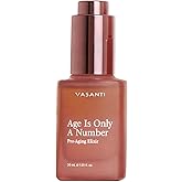 VASANTI Age Is Only A Number Elixir – Anti-Aging Treatment Serum for Wrinkles, Dullness, and Hydration – Paraben-Free, Vegan, Clean Skincare for Radiant, Youthful Skin
