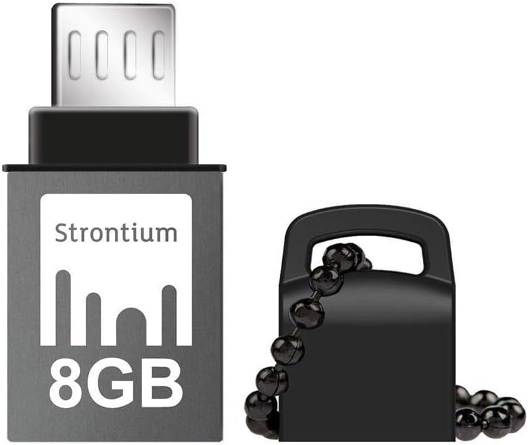 Strontium Nitro SR8GBBOTG2Z 8GB USB OTG Pen Drive (Black)