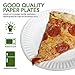 Stock Your Home 9-Inch Paper Plates Uncoated, Everyday Disposable Plates 9