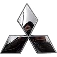 Front Grille Hood Emblem Badge 9.5cm fit for Mitsubishi Lancer Sportback Hatch Back CX4A CX5A 2009-2014 Mirage Outlander 2013- RVR Outlander Sport 2010-
