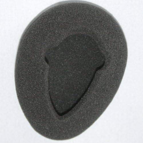 One Pair of 80mm Foam Earpads fits Infrared Wireless Headphones in Many Automobile Entertainment DVD Player Systems