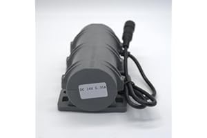 GXMRHWY 12V/24V DC Motor 3800rpm Strong vibration Industry Mini Vibration Motor With Sturdy Plastic Shell Rotary Speed Vibrating Motor For Massage Bed Chair Medical Instruments (24V Motor)