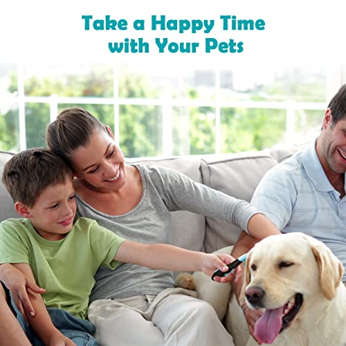 Slicker Brush, PETPAWJOY Dog Brush Gently Cleaning Pin Brush for