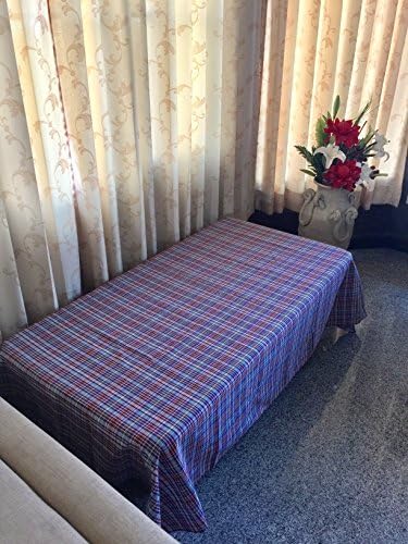 72"x44" Tablecloth Table Cover For Dining Wedding Restaurant Decoration Cotton Blend Fabric Multi Colors