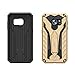 Zizo Static Cover for Samsung Galaxy S7 Edge Case with [Military Grade] with Built-in Kickstand Shockproof and [Impact Dispersion Technology]