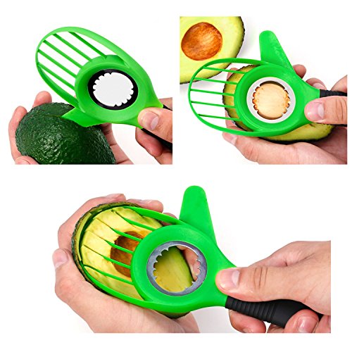 Kitchen Fruit Tools Set, Beyetori Avocado Slicer, Apple Corer Cutter and Vegetable Stand Up Peeler