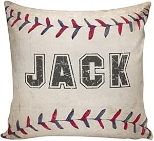 personalized baseball pillow case