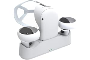 JOYTORN Charging Dock Compatible with Meta Quest 2, Quest 2 Charging Station Accessories with 2 Rechargeable Batteries,2 Battery Covers for VR Controllers and Headset