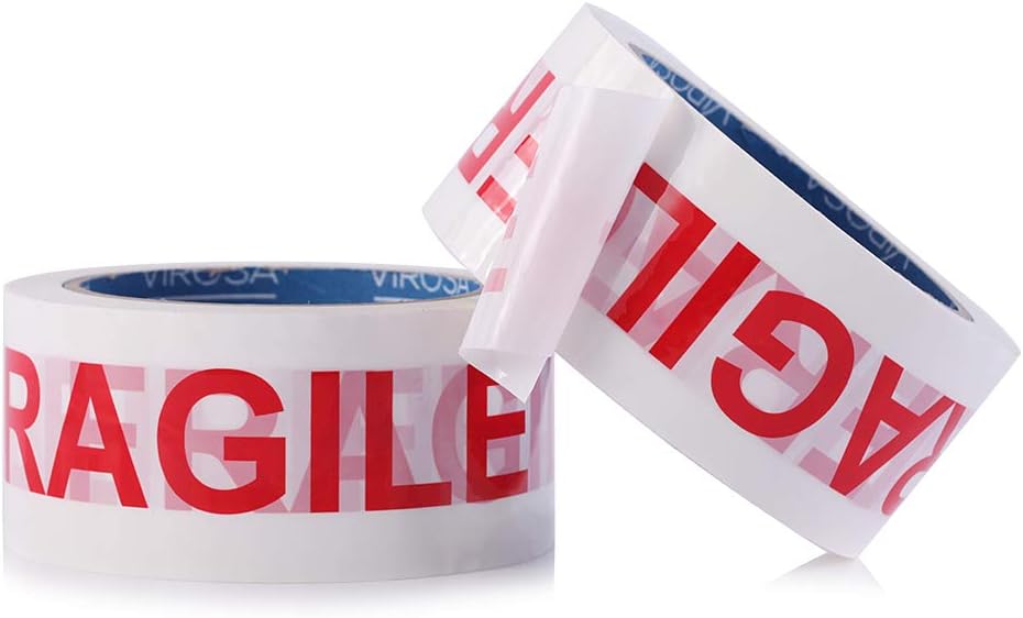 VIROSA Strong Heavy Duty Roll Pack Fragile Packaging Tape, Secure Sticky Sealing Tape for Moving Boxes Parcel Boxes - Image 3