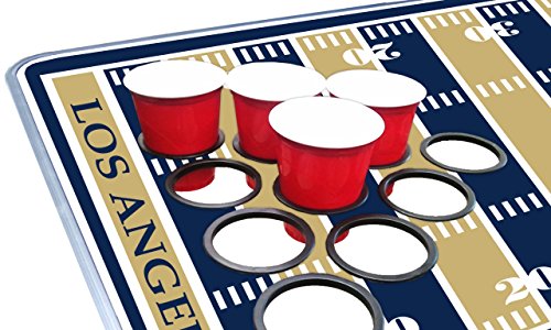 8-Foot Professional Beer Pong Table w/Holes - Los Angeles Football Field Graphic - Thumbnail 4