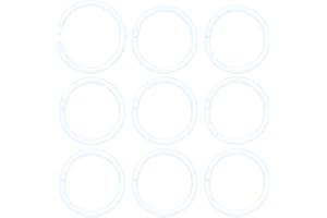 10pcs 14G 16G 18G Clear Bioflex Piercing Retainers Nose Septum Hoop Rings Nostril Stud Cartilage Helix Daith Rook Tragus Snak