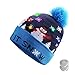 TAGVO LED Light Up Hat Beanie Knit Cap, Colorful LED Xmas Christmas Beanie