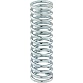 Prime-Line SP 9733 Compression Spring, Spring Steel Construction, Nickel-Plated Finish, 0.120 GA x 1 In. x 3-1/2 In. (2 Pack)