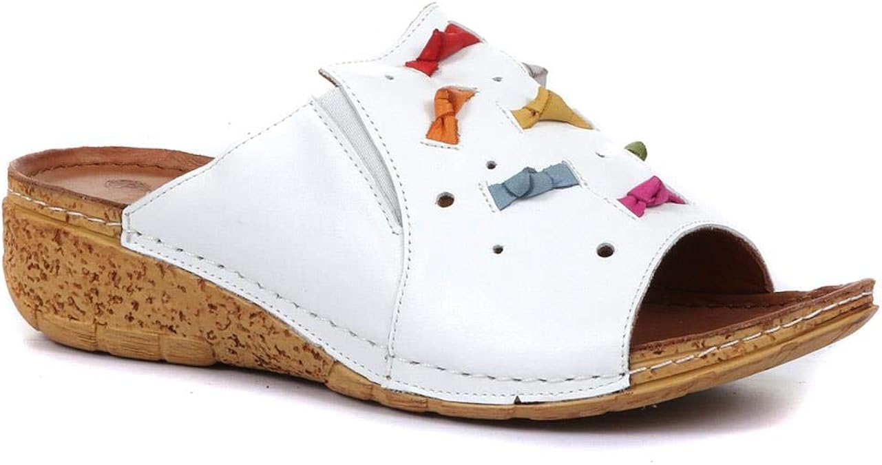 Pavers Ladies Sandals Mule in Wider D/E fit from These Womens Mule