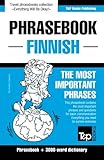English-Finnish phrasebook and 3000-word topical vocabulary by Andrey Taranov