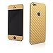Black Matte SKINTZ Total Protection Skin Wrap Compatible with iPhone SE/iPhone 5s / iPhone 5