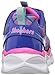 Skechers Kids Girls' S Lights-Lumos Sneaker, Blue/Multi, 10 M US Toddler