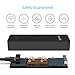 ORICO Surge Protector Power Strip, 2-Outlet Surge Protector Power Strip with 5Ft Power Cord 1700J with 4 USB Charger Ports - Charges Phones,Tablets, Home and Office - Black