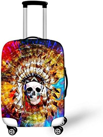 GUOW 3D Luggage Dust Cover European Skull S Code 18 To 20 Inch M Code 22 To 24 Inch L Code 36 To 28 Inch Wear-resistant Soft , M