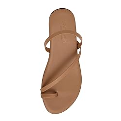 CUSHIONAIRE Women's Catalina toe ring Sandal with