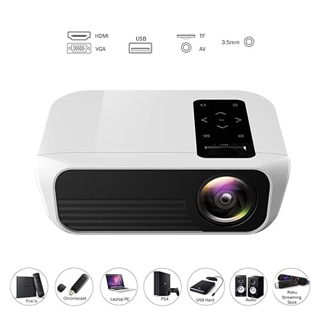 LIBWX El más Nuevo proyector T8 Full HD, Opcional Android ...