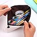 Freedi Canvas Pencil Case Pouch Zipper Closure Cosmetic Makeup Bag Cute Pen Stationery Holder