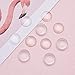 PH PandaHall 20pcs 20mm Half Round Flat Back Clear Glass Dome Cabochons for Photo Pendant Craft Jewelry Making