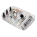 InterDesign Rain Cosmetic Organizer Tray for Vanity Cabinet to Hold Makeup, Beauty Products - Clear