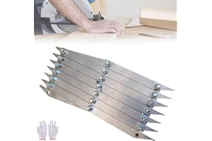 LNRTER Picket Master Pro Center Finding Tool for Precise Measurements,3/7/12 Point Center Finder Measuring Tool,Woodworking Center Finding Tool,Pipe Metal Equal Space Divider Tool for Welding(7 Point)