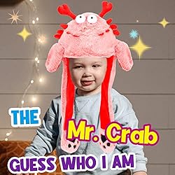 Hopearl Crab Hat with Ears Moving Jumping Pop Up