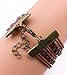 Handmade Fashion Infinity Birds Swallow Tree for Life Charm Friendship Gift - Braid Suede Personalized Leather Bracelet