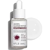 APLB Ascorbyl Glucoside Peptide Ampoule Serum | ASCOR PEPT CEN™ 45.4% 1.35 FL.OZ/Korean Skincare, Wrinkle care, Elasticity care, Improve skin texture, Helps with skin discoloration