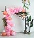Funwoo Balloon Garland Kit | Pink Balloon Arch Kit | Pack of 100 Rose Gold White Blush Pink Balloons for Baby Shower Bridal Girls Birthday Party Decorations | Glue Dots and Decorating Strip Included