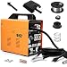 Goplus MIG 130 Welder Flux Core Wire Automatic Feed Welding Machine w/Free Mask primary