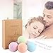 6pcs Bath Bombs Gift Set with Bath Bag,Dry Skin Moisturize,Perfect for Bubble & Spa Bath Relaxation,Organic Handmade Spa Bombs Kit,Idea for All Ages,wife, girlfriend, men, women