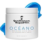 Gentlemen Republic Oceano Men's Hair Gel 16oz - Strong Hold &amp; High Shine | 100% Alcohol-Free with fresh scent &mdash; professional touchable hold, Made in USA