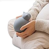 Hot Water Bottle, Cute Hot Water Bag, Lintelek Microwave Heating Bottle with Environmental Silicon, Hot & Cold Therapy, Great for Menstrual Pain Relief for Women, Kids and Gifts