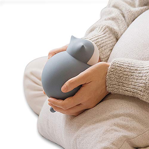 Hot Water Bottle, Cute Hot Water Bag, Lintelek Microwave Heating Bottle with Environmental Silicon, Hot & Cold Therapy, Great for Menstrual Pain Relief for Women, Kids and Gifts