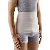 Deluxe Medical Grade Angora & Merino Wool Warming Belt, Rheumatic Back Pain Thermal Brace, RADICULITIS Warmer, Lumbar Kidney Support (Large)