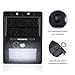 VicTsing 4Pcs 20 LED Solar Motion Sensor Lights, Super Bright Wireless Waterproof Outdoor Solar Powered Motion Activated Security Wall Light for Path,Porch,Deck, Driveway,Stairs, Garden