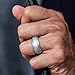 ThunderFit Silicone Men’s Wedding Rings, 10mm Wide 2.5mm Thick Rubber Wedding Bands-Variety Multipack 1-7