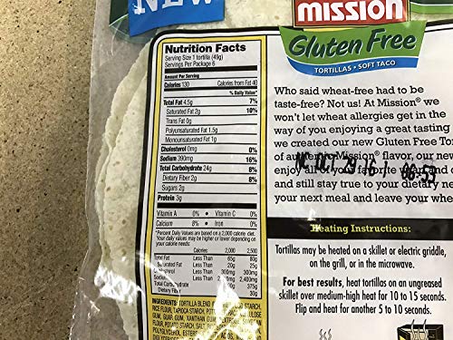 Mission Gluten Free Soft Taco Tortillas (Pack of 6) - Image 2