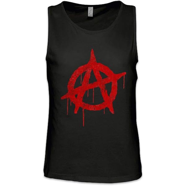 Urban Backwoods Caution High Voltage Vintage Logo Sign Men Uomo Canotta Tank Top Vest Nero Taglia S