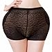 Gotoly Hip Enhancer Butt Lifter Padded Panty Removable Pads Boyshorts Underwear (M, Black)