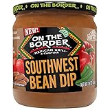 On The Border Southwest Bean Dip 16 oz. Jar