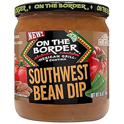 On The Border Southwest Bean Dip 16 oz. Jar