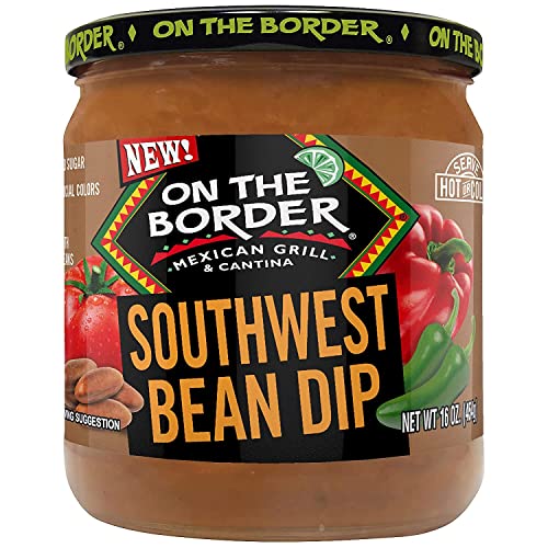 On The Border Southwest Bean Dip 16 oz. Jar