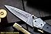 Sale (27 6/18) DKC-130-BH-DS Night Star Damascus Black Bone Folding Pocket Hunting Knife Damascus Blade 4.5' Folded 8