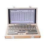 Accusize-Industrial-Tools-87-Pc-Metric-Gage-Block-Set-Grade-2-Din861-Germany-Standard-with-Mfgs-Certificate-0087-2160